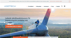 Desktop Screenshot of addtech.se